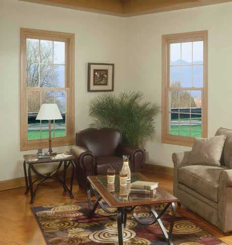 Double hung replacement window