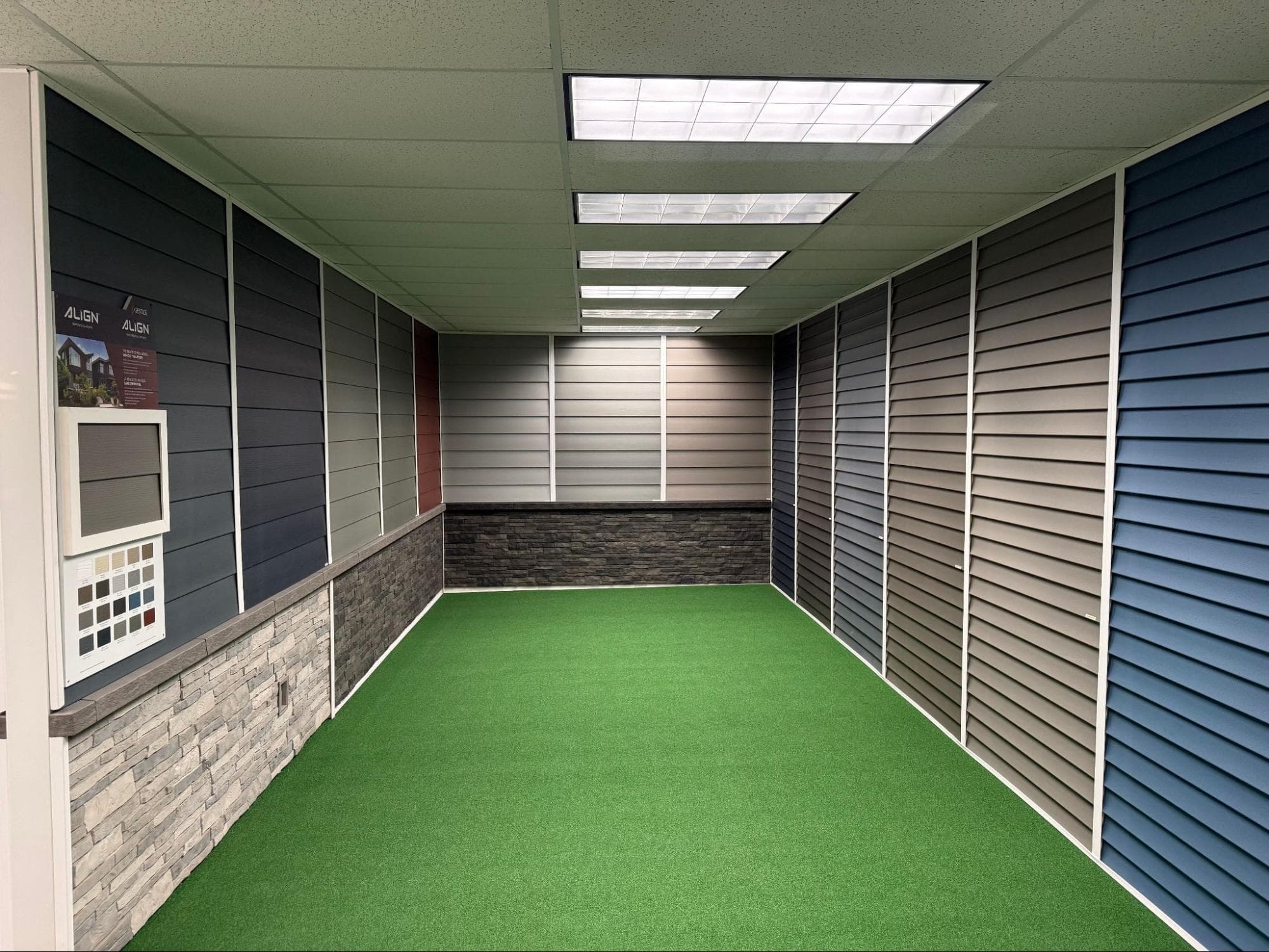 Entry door displays with glass and hardware options